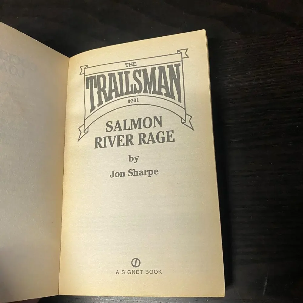 Salmon River Rage by J. B. Keller and Jon Sharpe (1998, Mass Market)